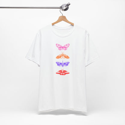 Bohemian Butterfly Graphic Tee - Unisex Jersey Short Sleeve T-Shirt