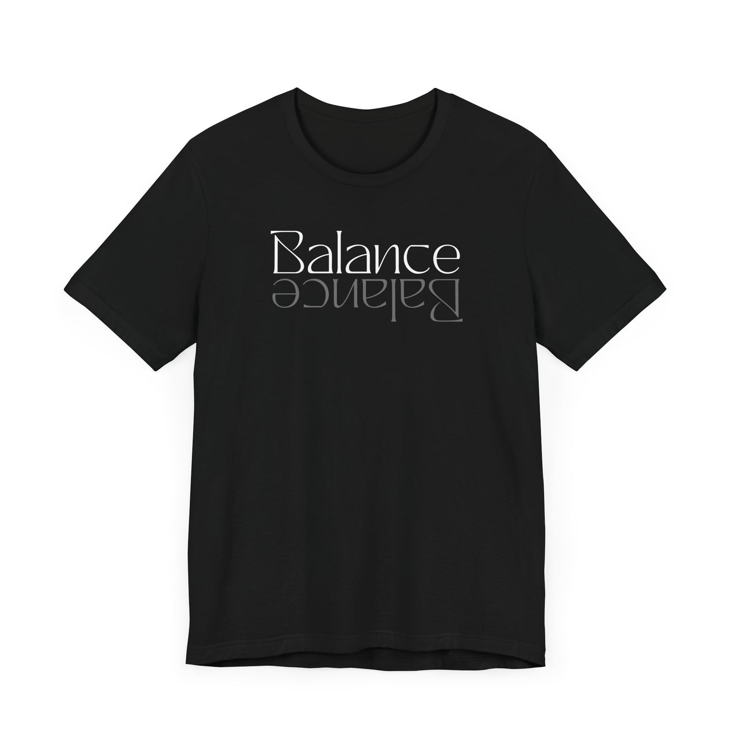 Balanced Vibes Unisex Jersey Tee - Minimalist Design for Mindfulness