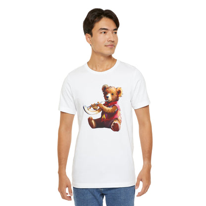 Cute Bear Flute Tee