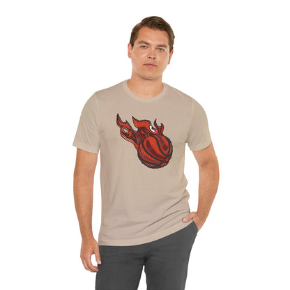 Camiseta de manga corta unisex de baloncesto 