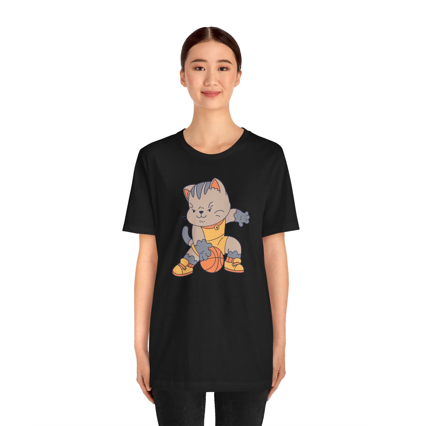 Cat Basketball Unisex Tee