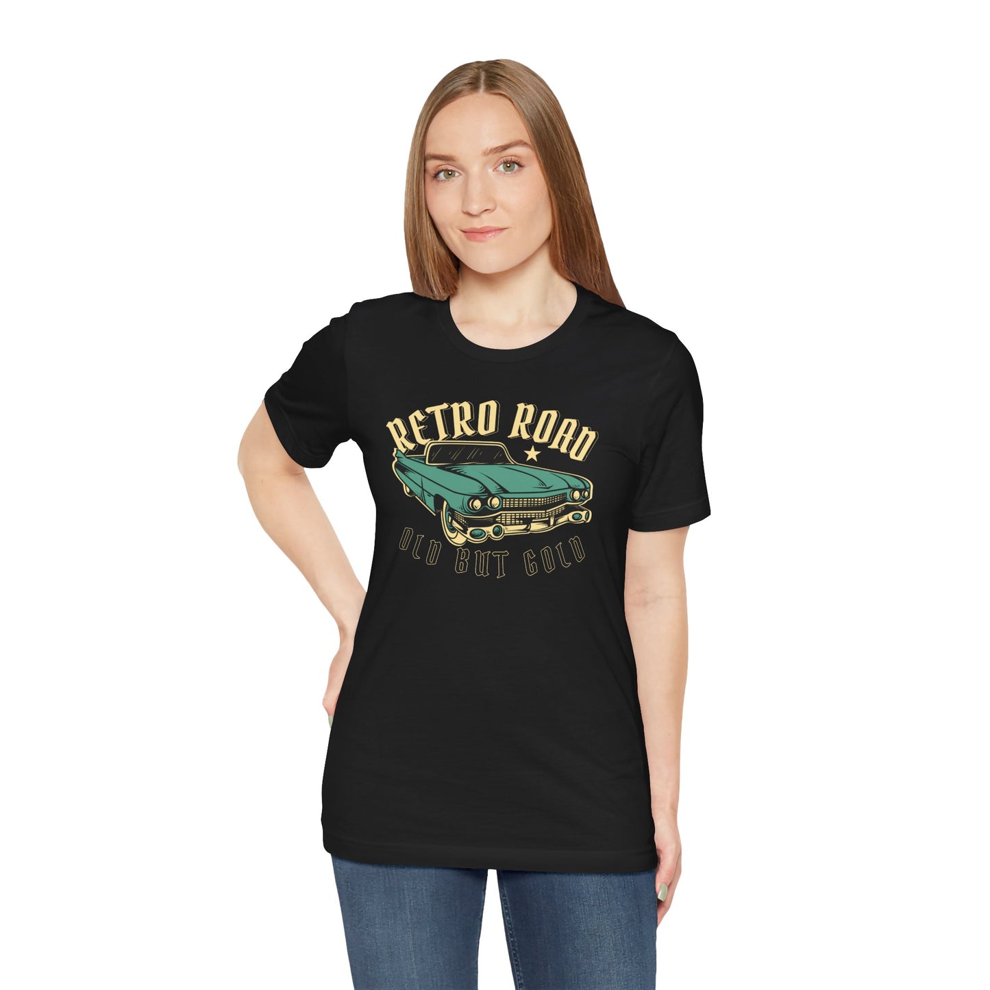 Retro Road Unisex Tee - Old But Gold Vintage Car Graphic Shirt