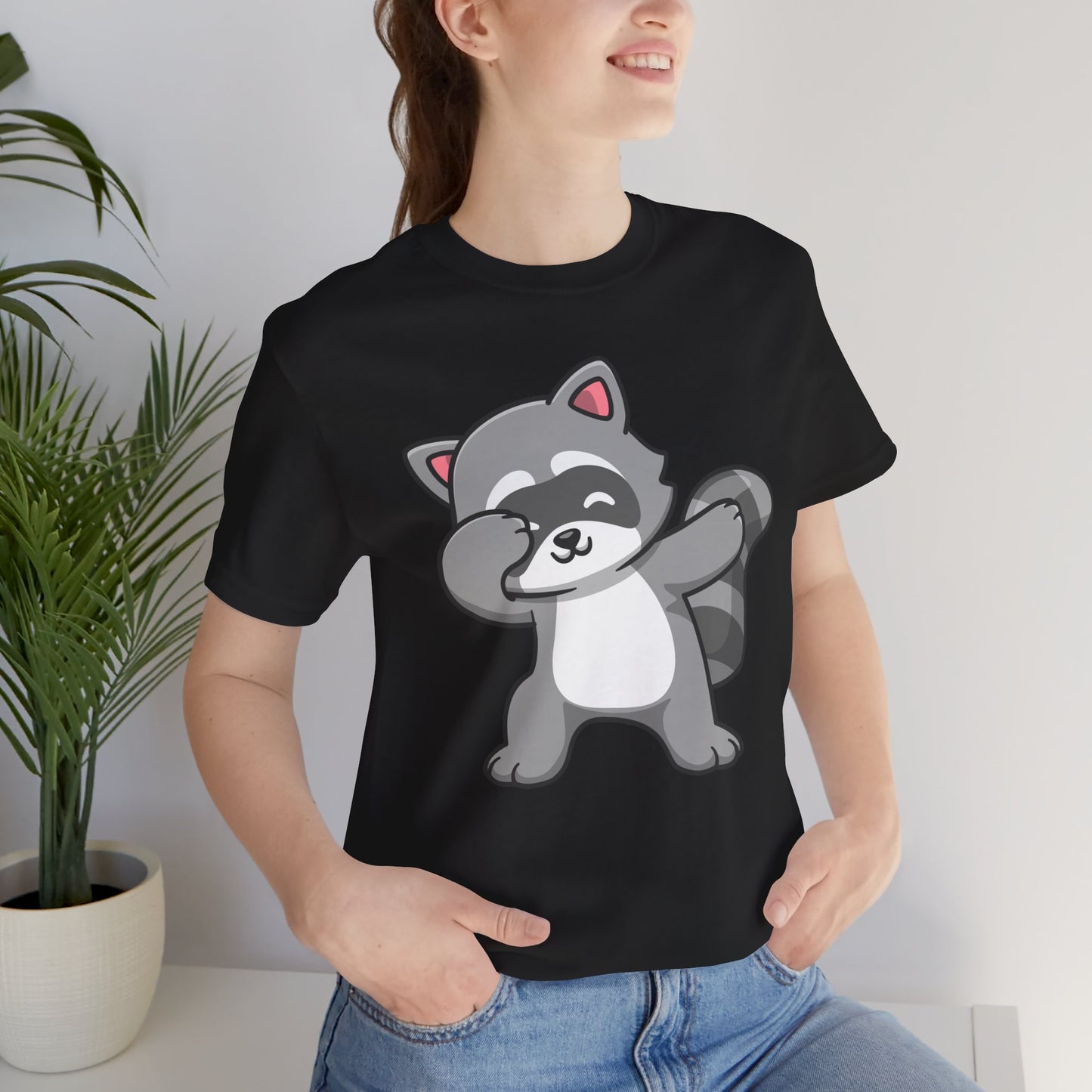 Express Delivery Raccoon Pose Tee