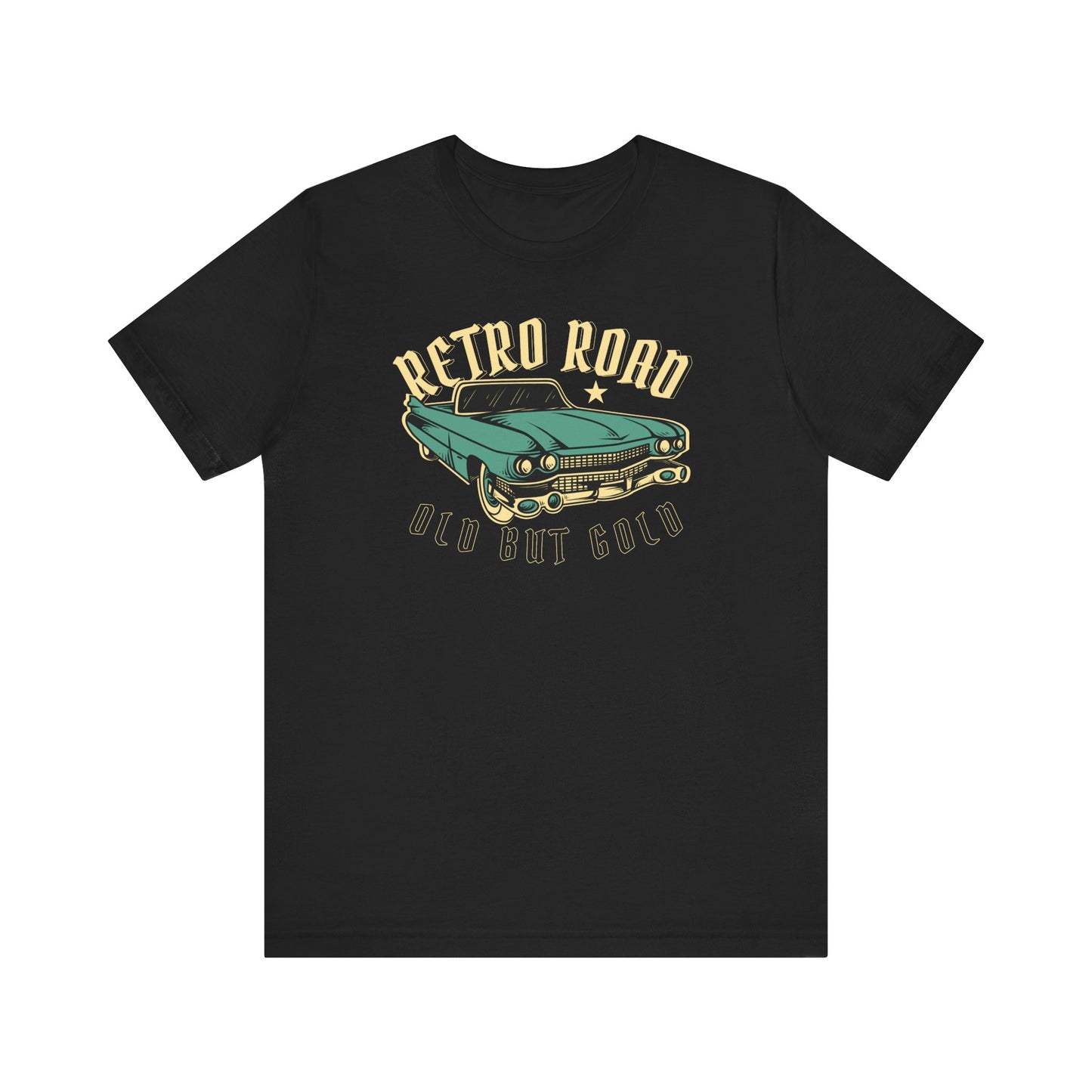 Retro Road Unisex Tee - Old But Gold Vintage Car Graphic Shirt