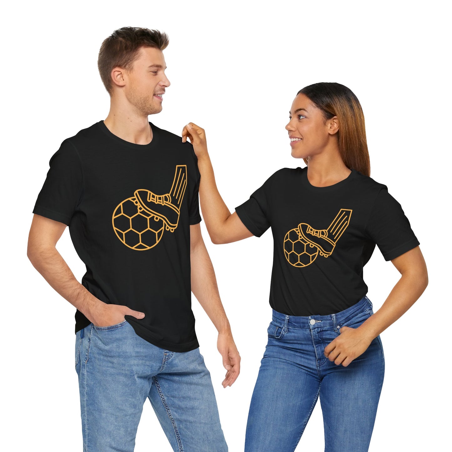 Football Soccer Unisex Tee with Express Delivery Option