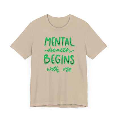 Camiseta unisex de salud mental