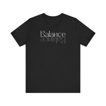 Balanced Vibes Unisex Jersey Tee - Minimalist Design for Mindfulness