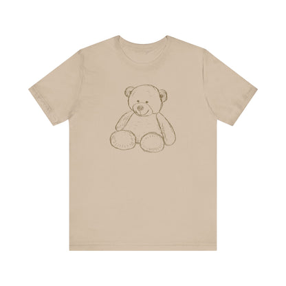 Camiseta unisex con regalo de osito de peluche