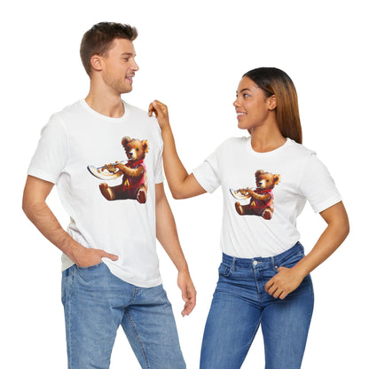 Cute Bear Flute Tee