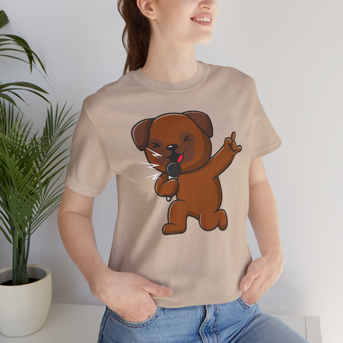 Pet Singing Microphone Unisex Tee