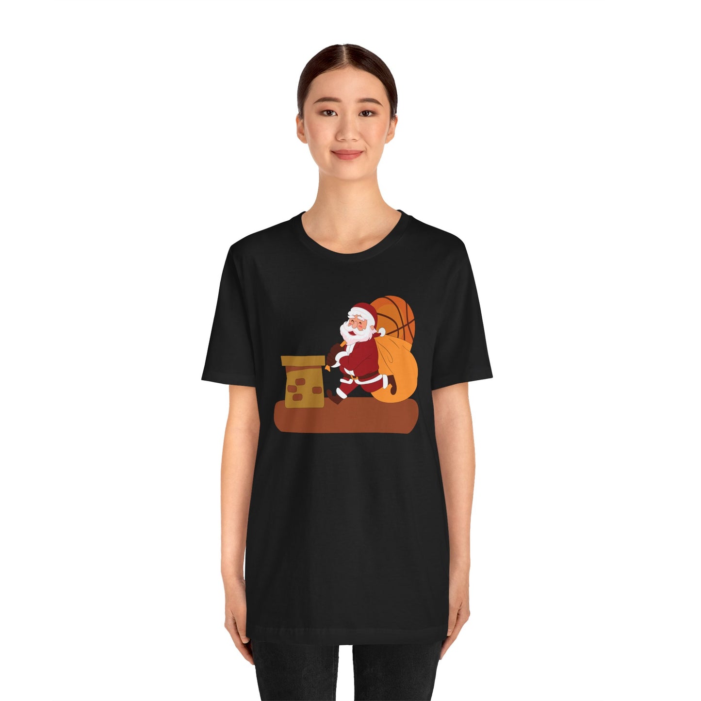 Basketball Santa Claus Tee