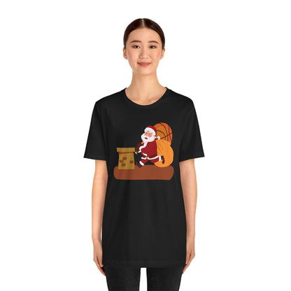 Camiseta de baloncesto de Papá Noel