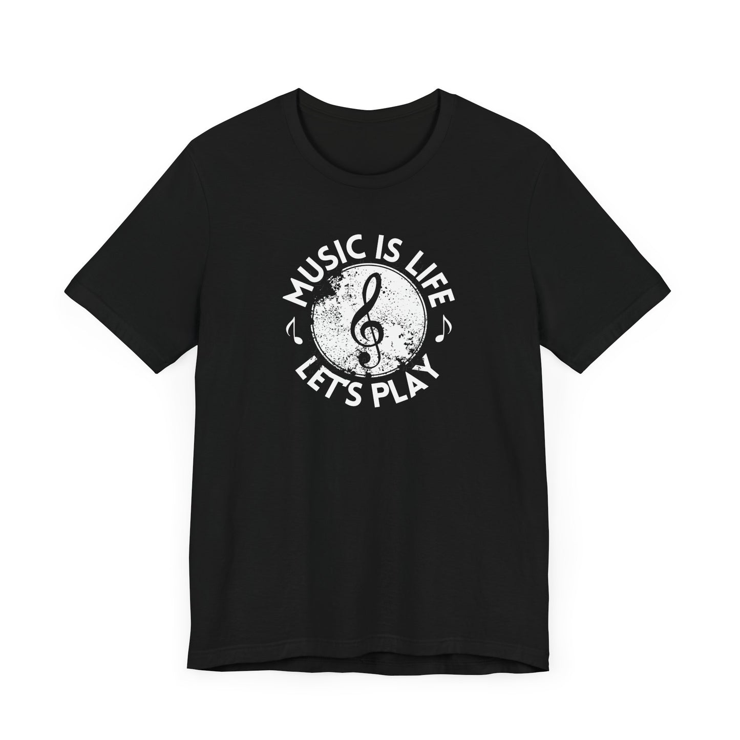 Unisex Music Is Life Tee - Let's Play T-Shirt for Music Lovers