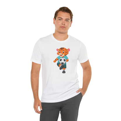 Leopard Soccer Unisex Tee - Express Delivery Available