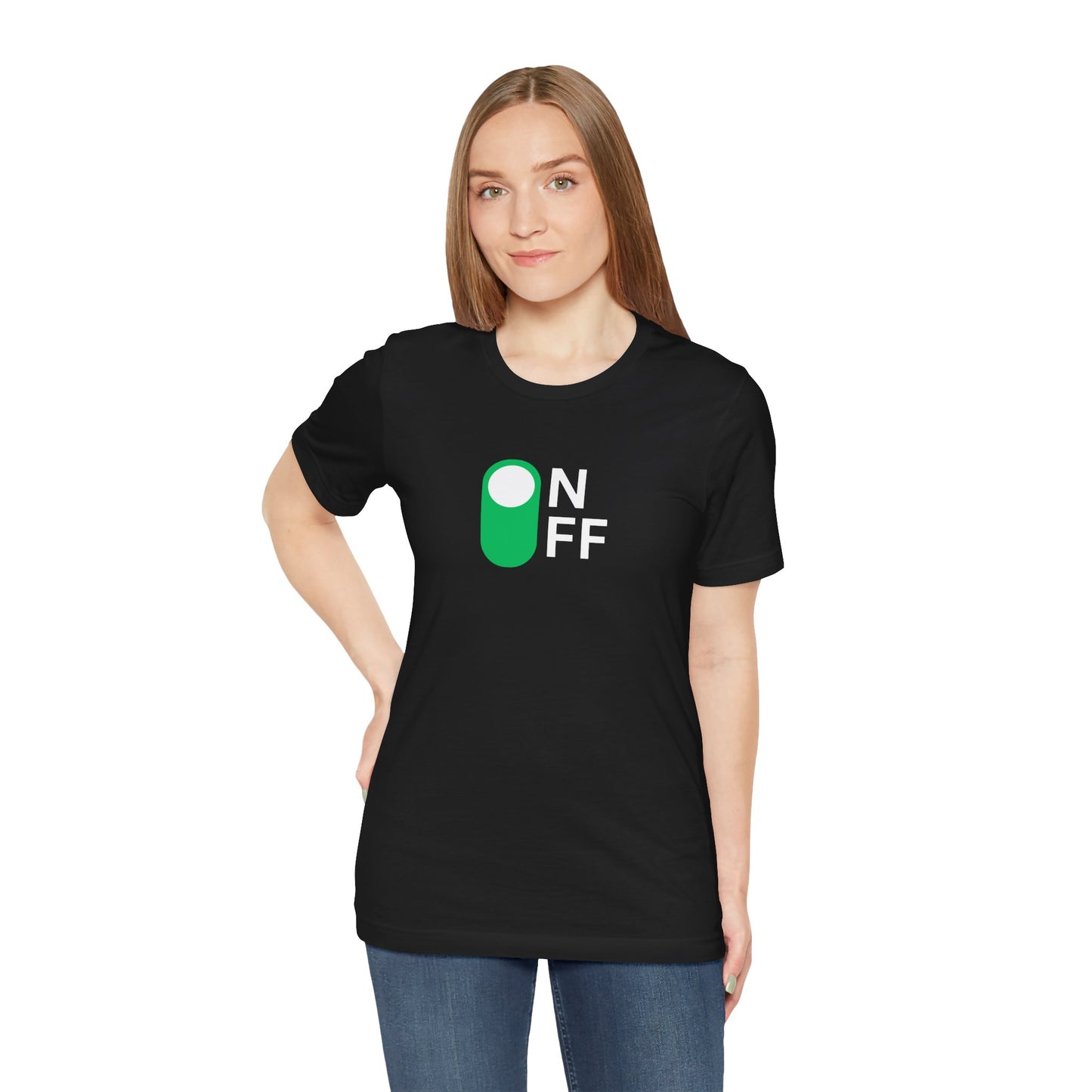 ON/OFF Graphic Unisex Jersey Short Sleeve Tee - Fun & Casual Wear