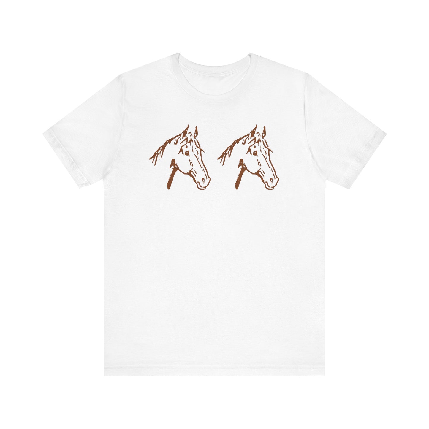 Unisex Jersey Short Sleeve Tee HORSES Express delivery available