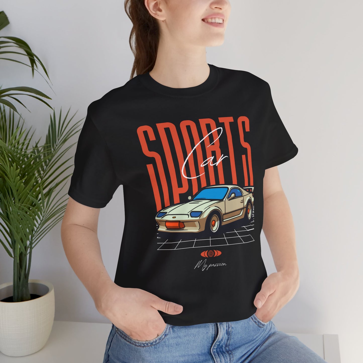 Sports Car Unisex Jersey Tee - Perfect for Car Enthusiasts