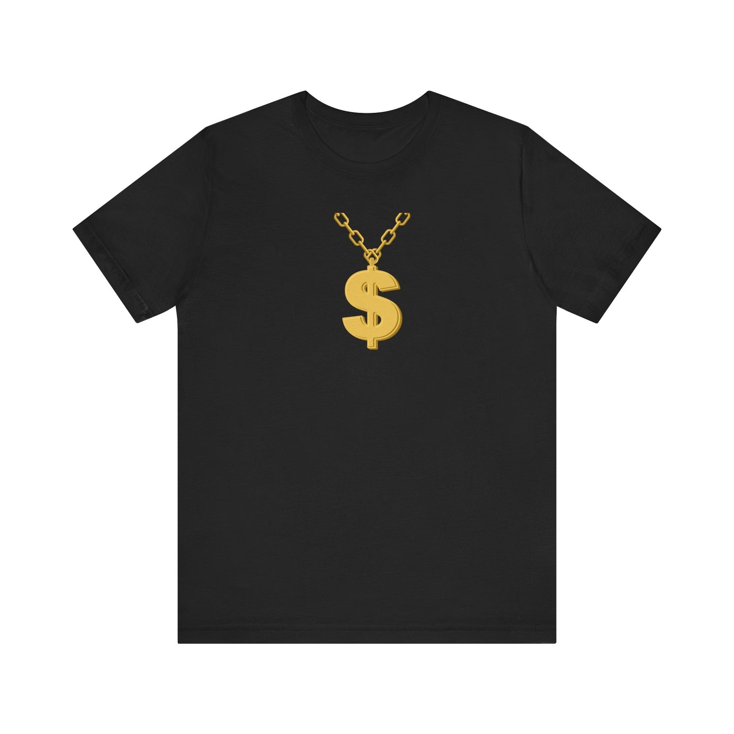 Money Sign Golden Chain Unisex Tee