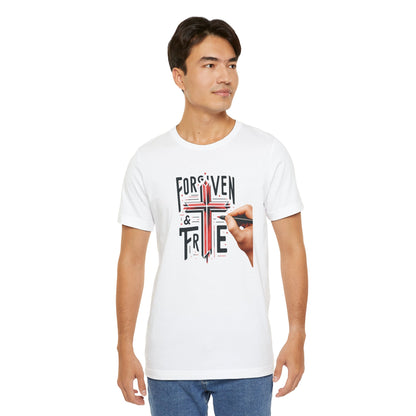 Forgiven & True Inspirational Unisex Jersey Tee