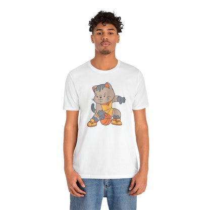 Cat Basketball Unisex Tee