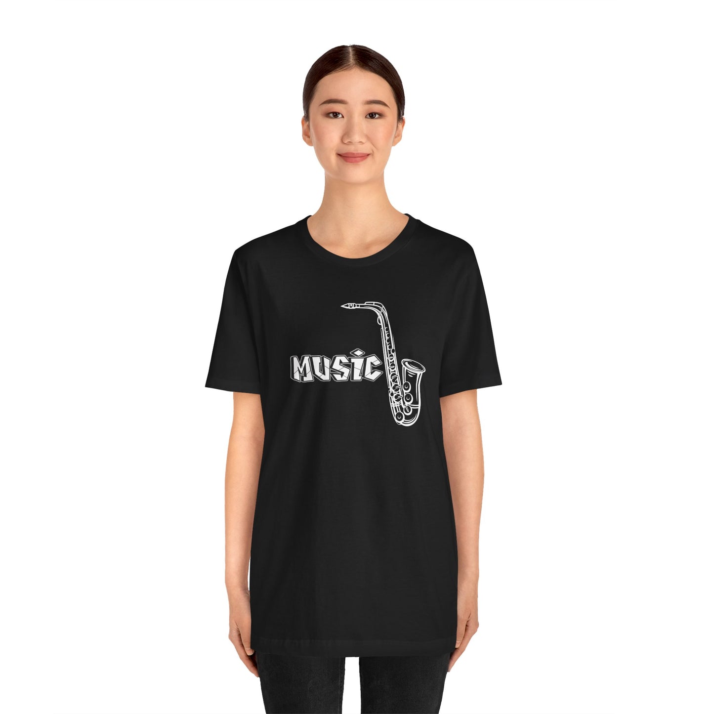 Music Sax Gift Unisex Tee - Express Delivery Available