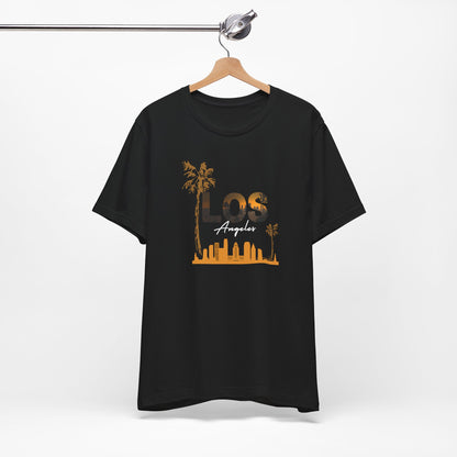 Los Angeles Sunset Unisex Tee - Casual Graphic Shirt for City Lovers