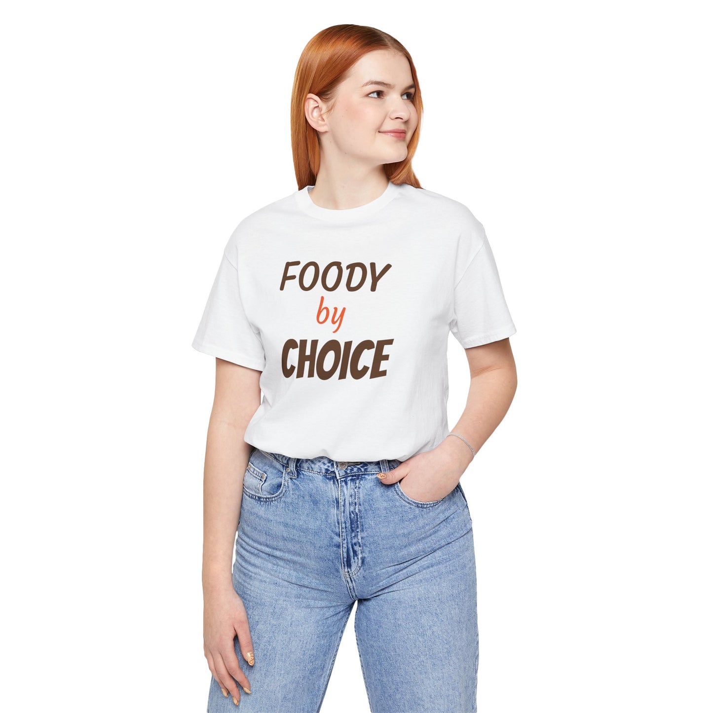 FOODY BY CHOICE Unisex Jersey Short Sleeve Tee