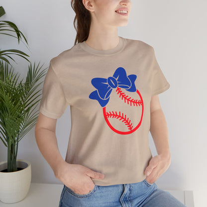 Baseball Bow Unisex Tee