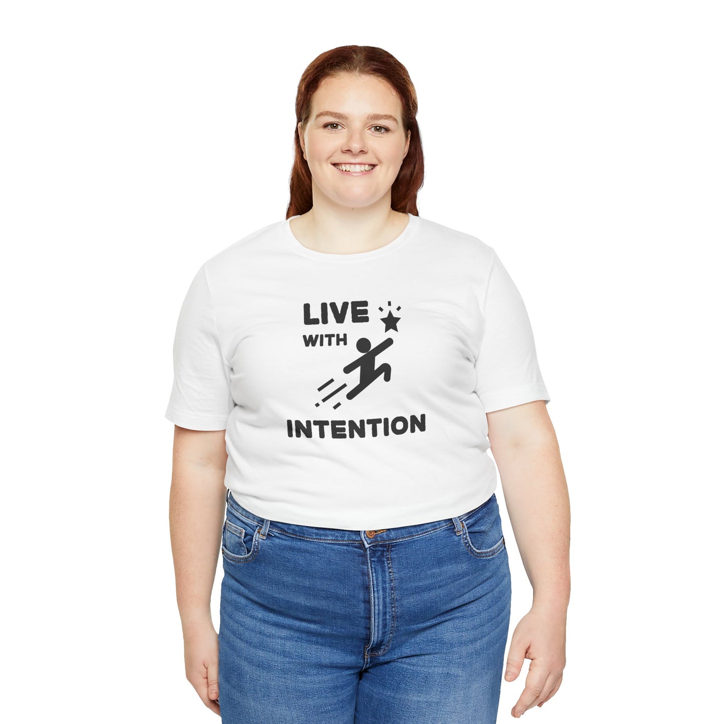 Unisex Tee Live With Intention Express Delivery Available