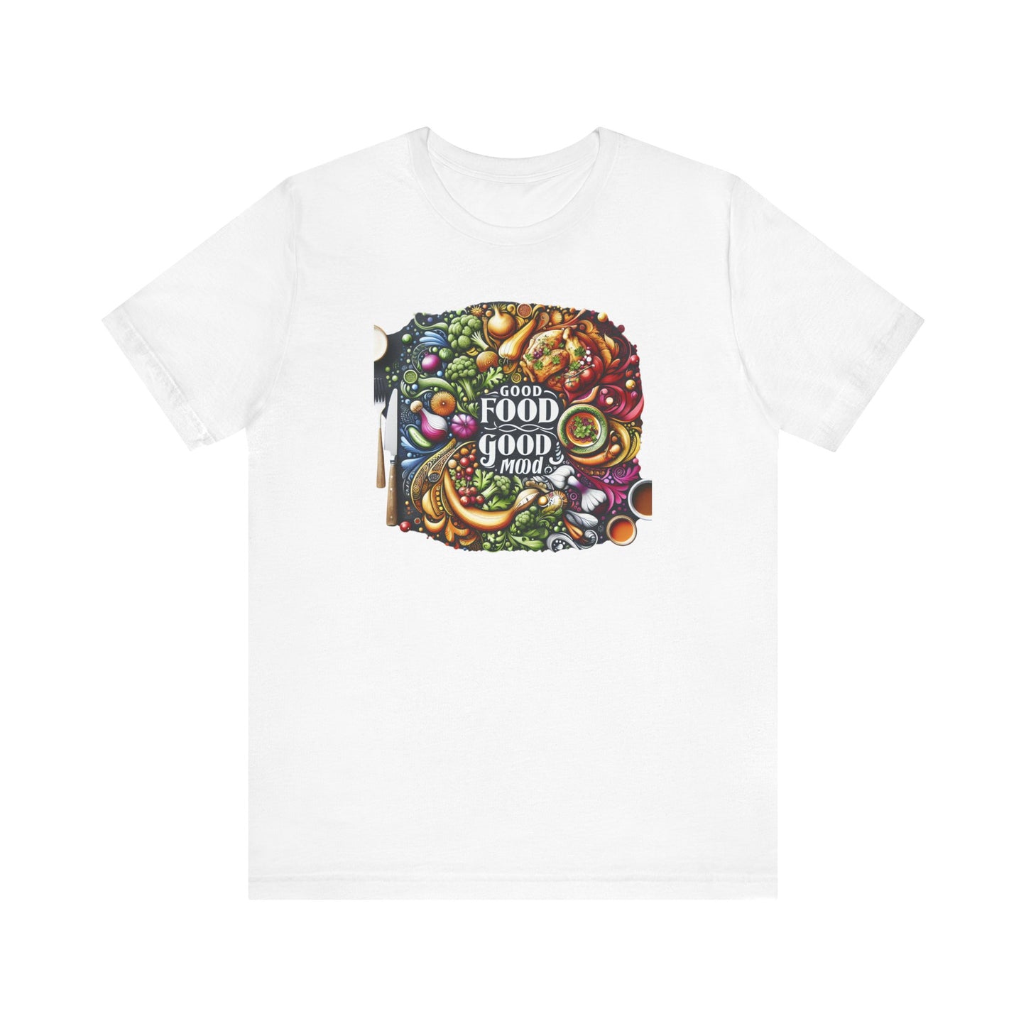 Foodie Vibes Unisex Tee | Fun Colorful Design