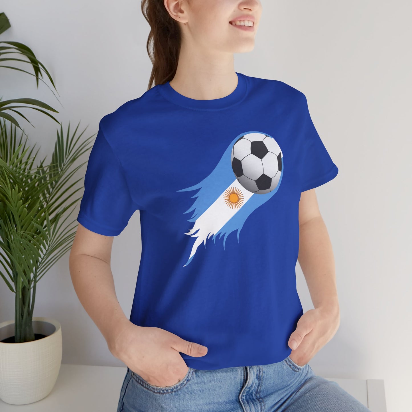 T-shirt unisexe de football argentin