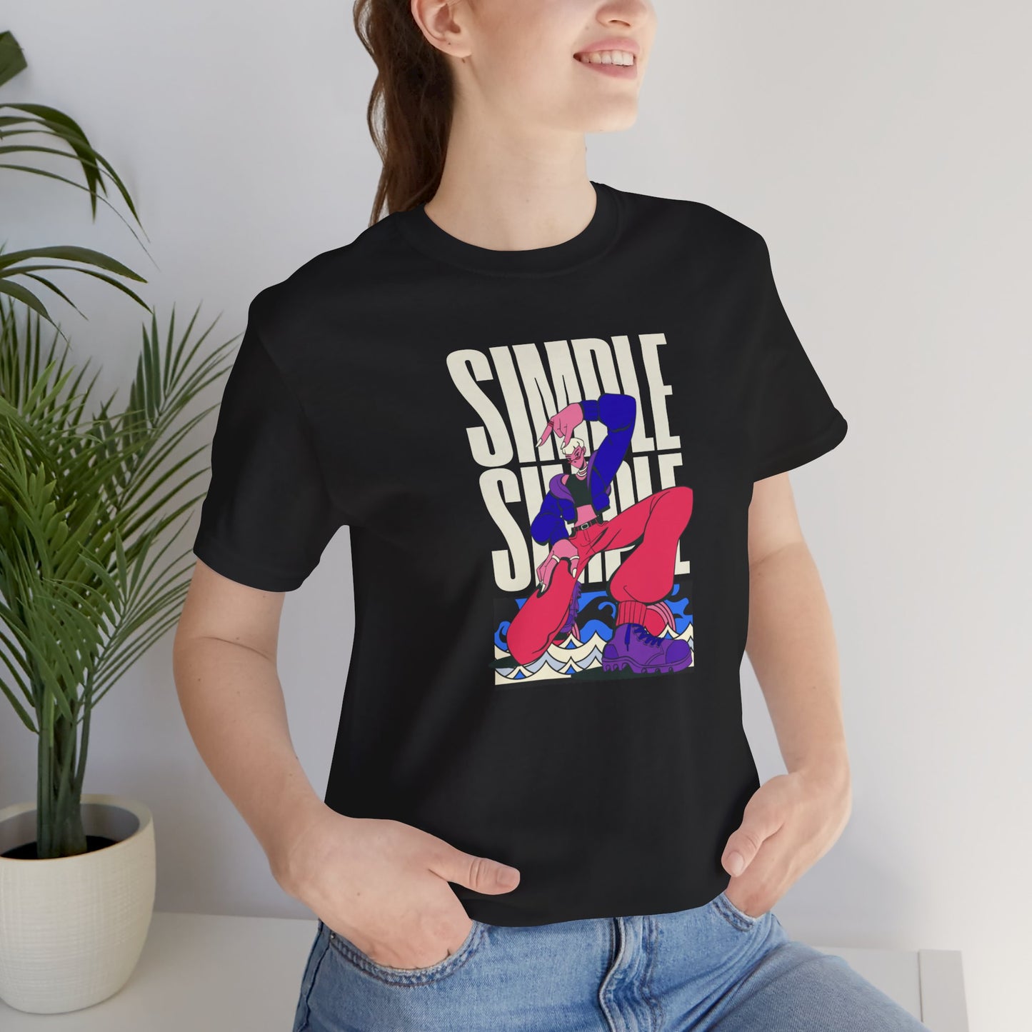 Simple Scene Graphic Tee - Unisex Jersey Short Sleeve Shirt