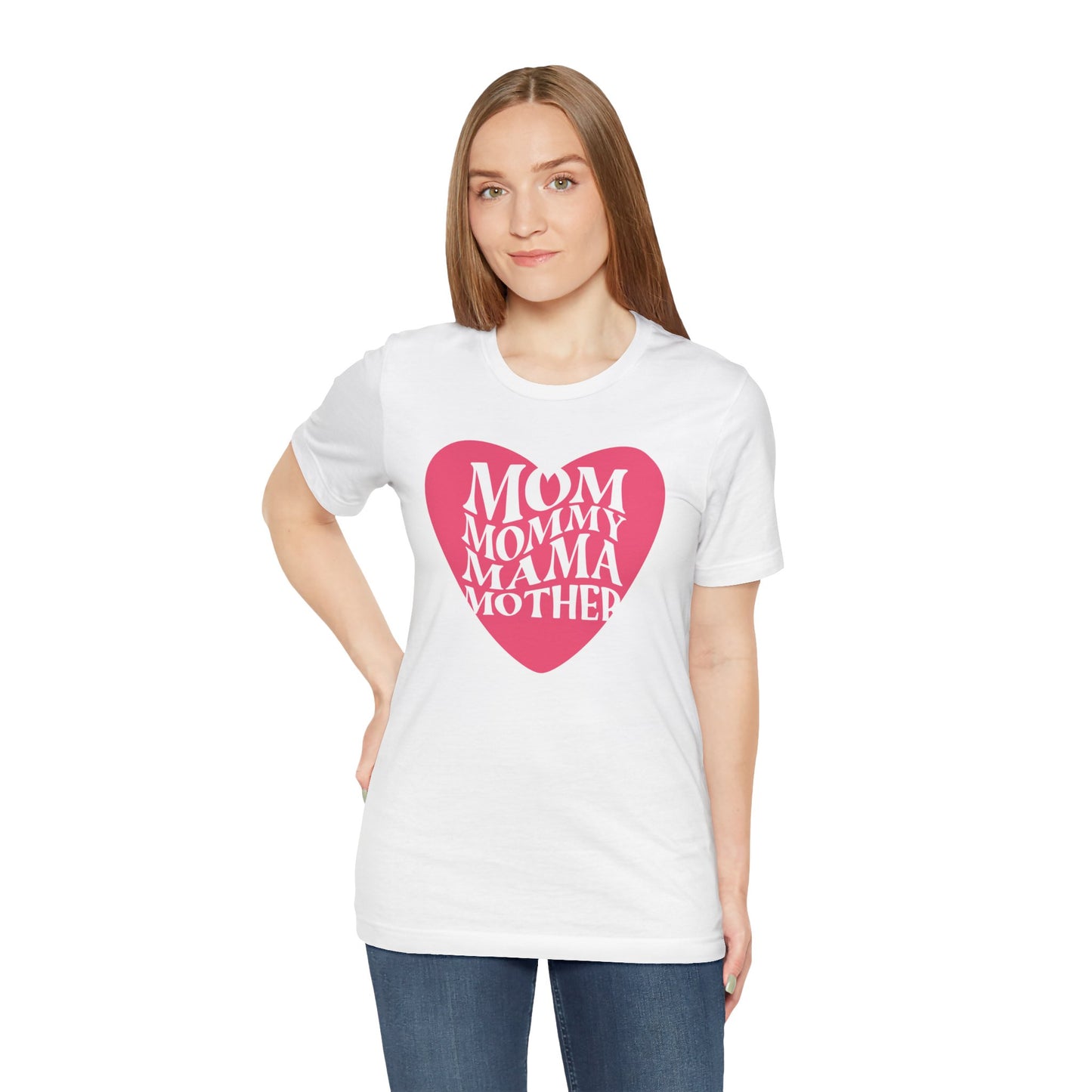 Heartfelt Mom Jersey Tee - Perfect Gift for Moms, Mommy, Mama