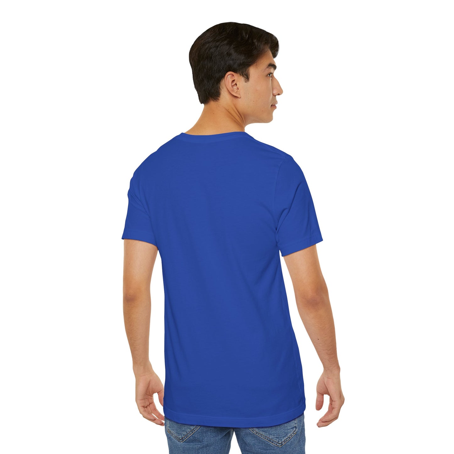 Saved to Serve Unisex Jersey Tee - Inspirational Blue T-Shirt for Everyday Wear