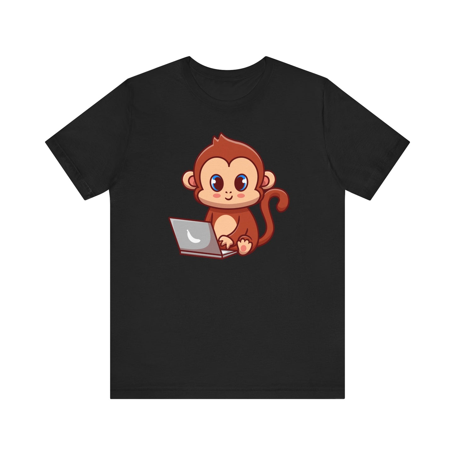 Unisex Tee MONKEY LAPTOP Express Delivery available