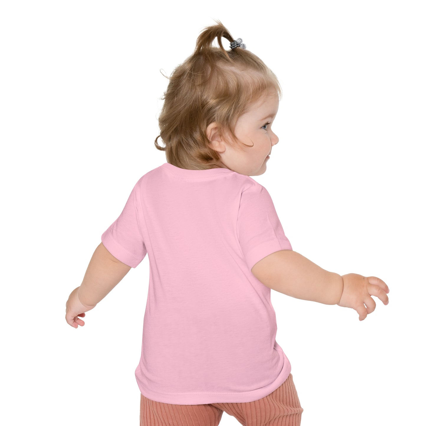 Cute Teddy Bear Baby T-Shirt - Pink Short Sleeve Tee for Kids