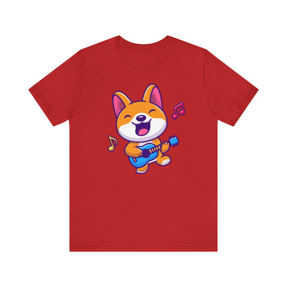 Music Dog Guitar Unisex Tee - Express Delivery Available