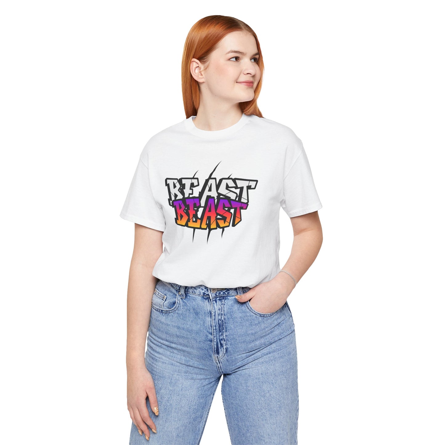 Beast Mode Graphic Tee - Unisex Jersey Short Sleeve T-Shirt