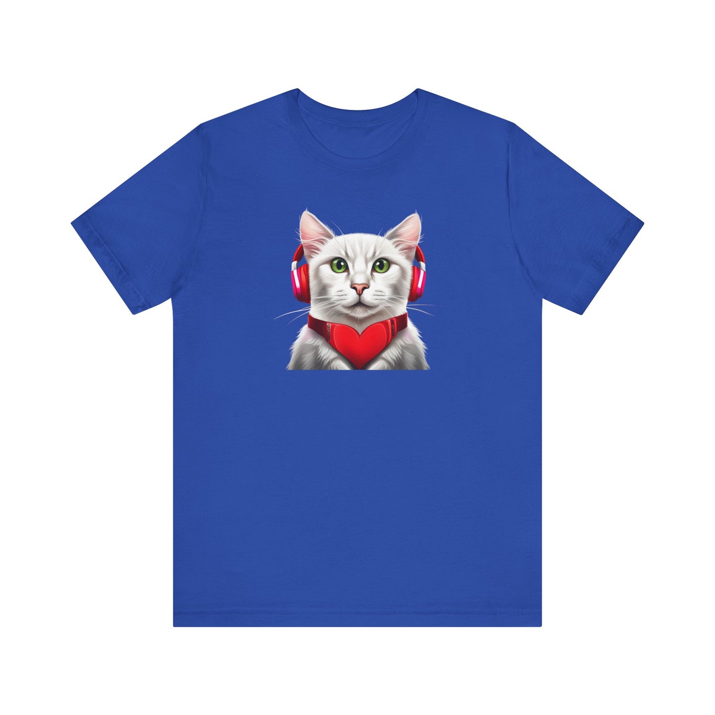 Cat Headphone Music Unisex Tee