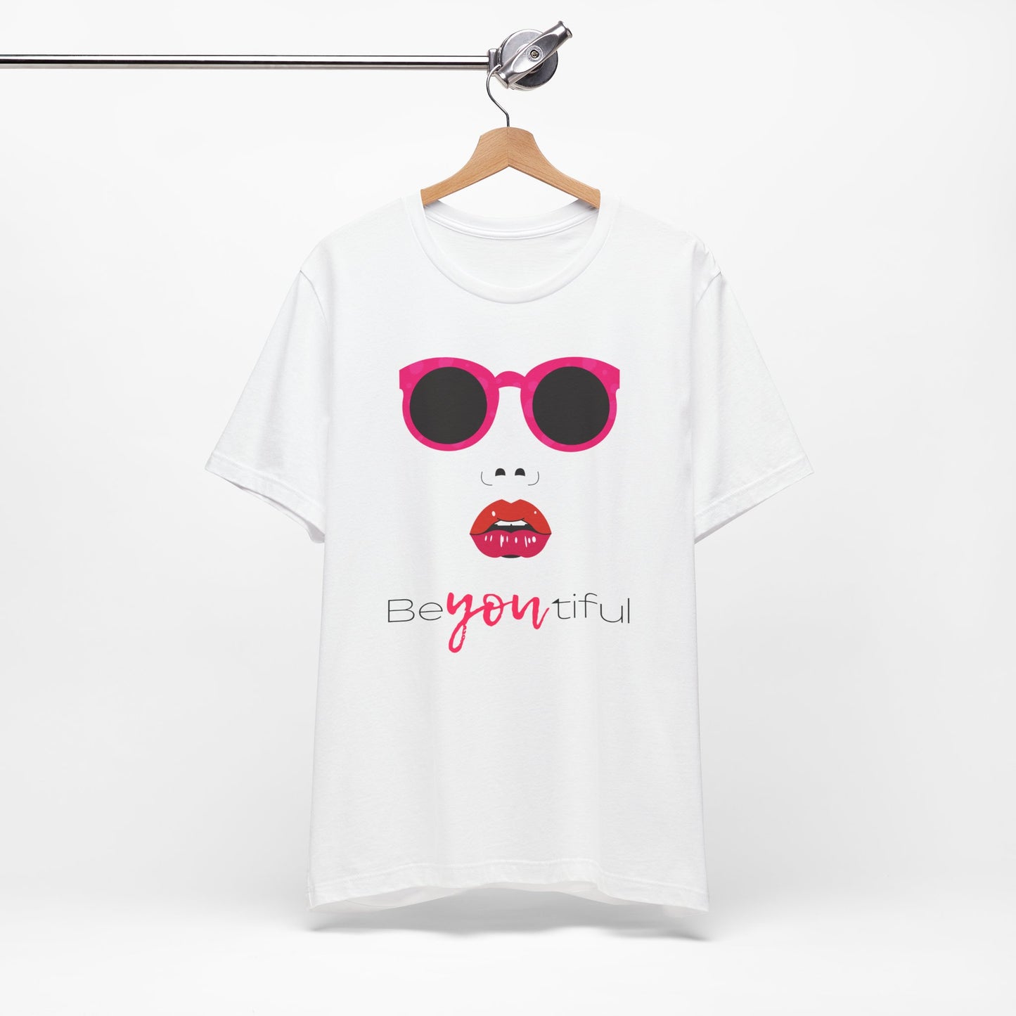 BeYOUtiful Unisex Jersey Tee - Empowering Graphic T-Shirt for Self-Expression