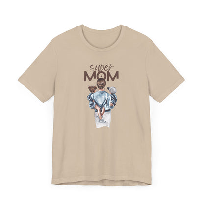 Super Mom Jersey Tee - Perfect Gift for Mother's Day