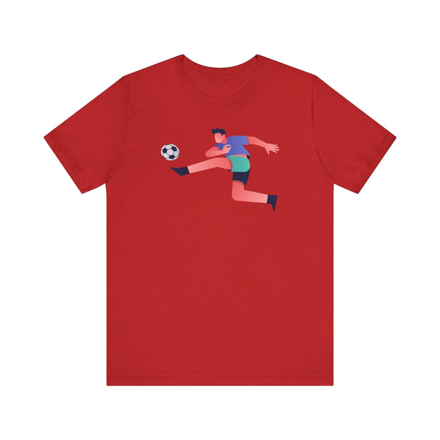 Camiseta de delantero de fútbol