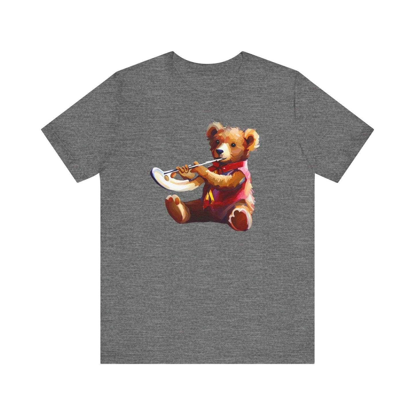 Cute Bear Flute Tee