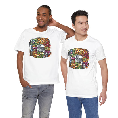 Foodie Vibes Unisex Tee | Fun Colorful Design