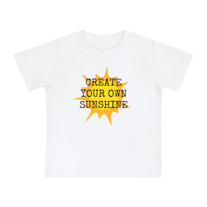 Create Your Own Sunshine Baby T-Shirt - Cute Short Sleeve Tee for Infants