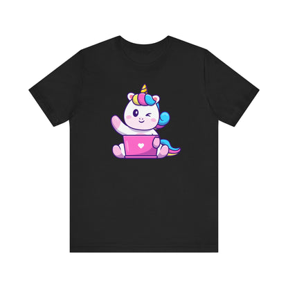 Express Delivery Laptop Teddy Bear Unisex Tee