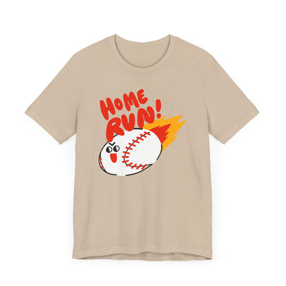 Baseball Unisex Tee - HOME RUN Design