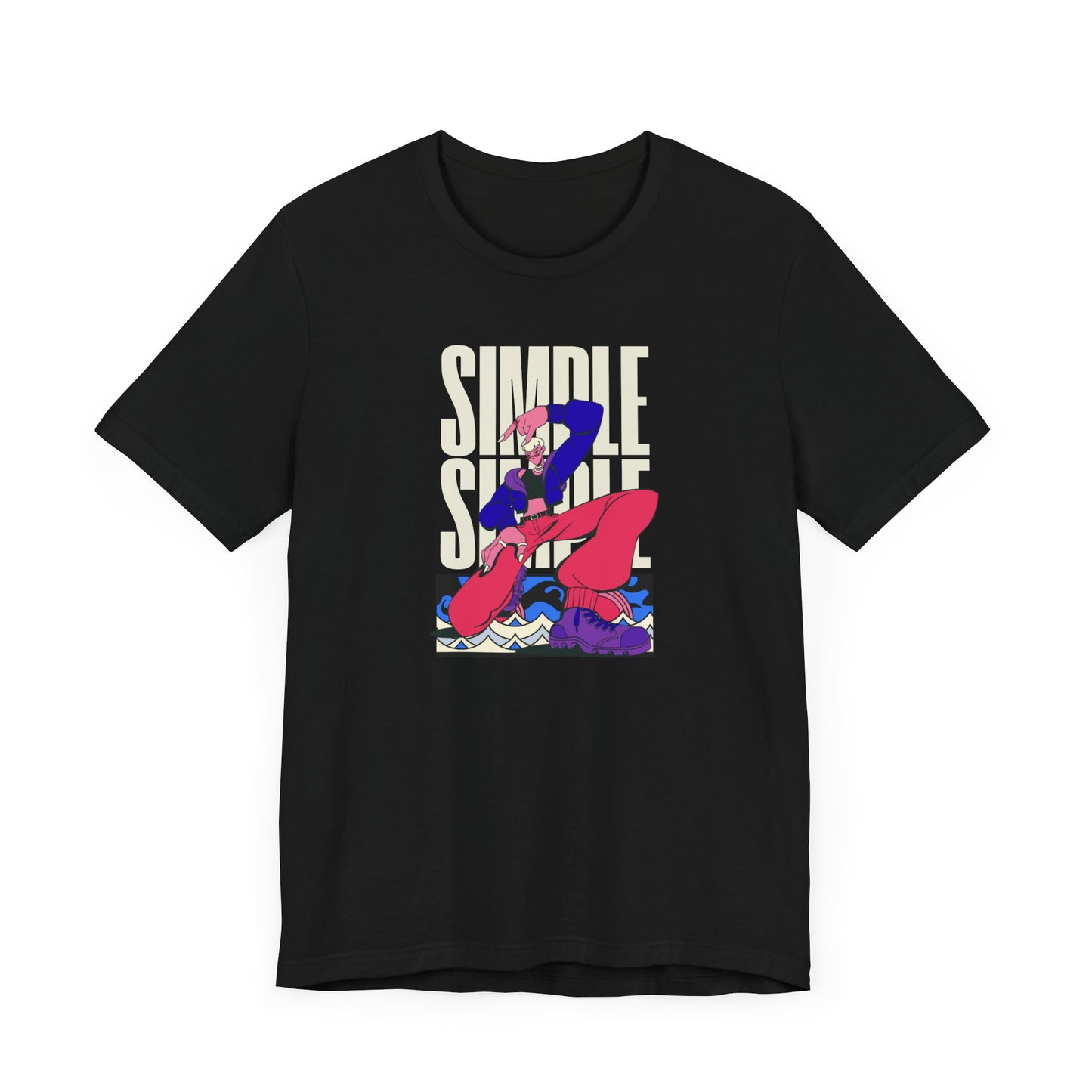 Simple Scene Graphic Tee - Unisex Jersey Short Sleeve Shirt