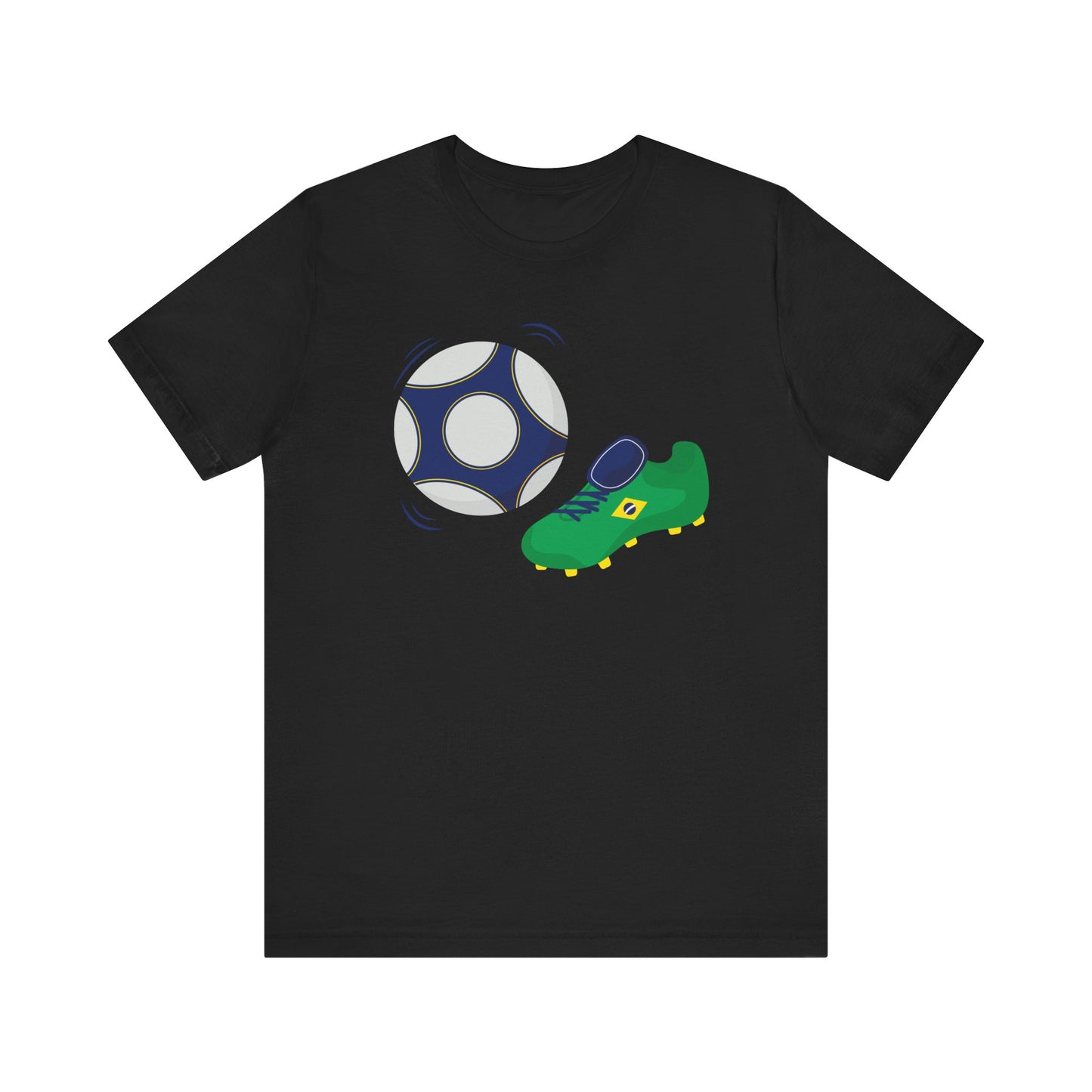 Brazil Football Soccer Unisex Tee - Express Delivery Available