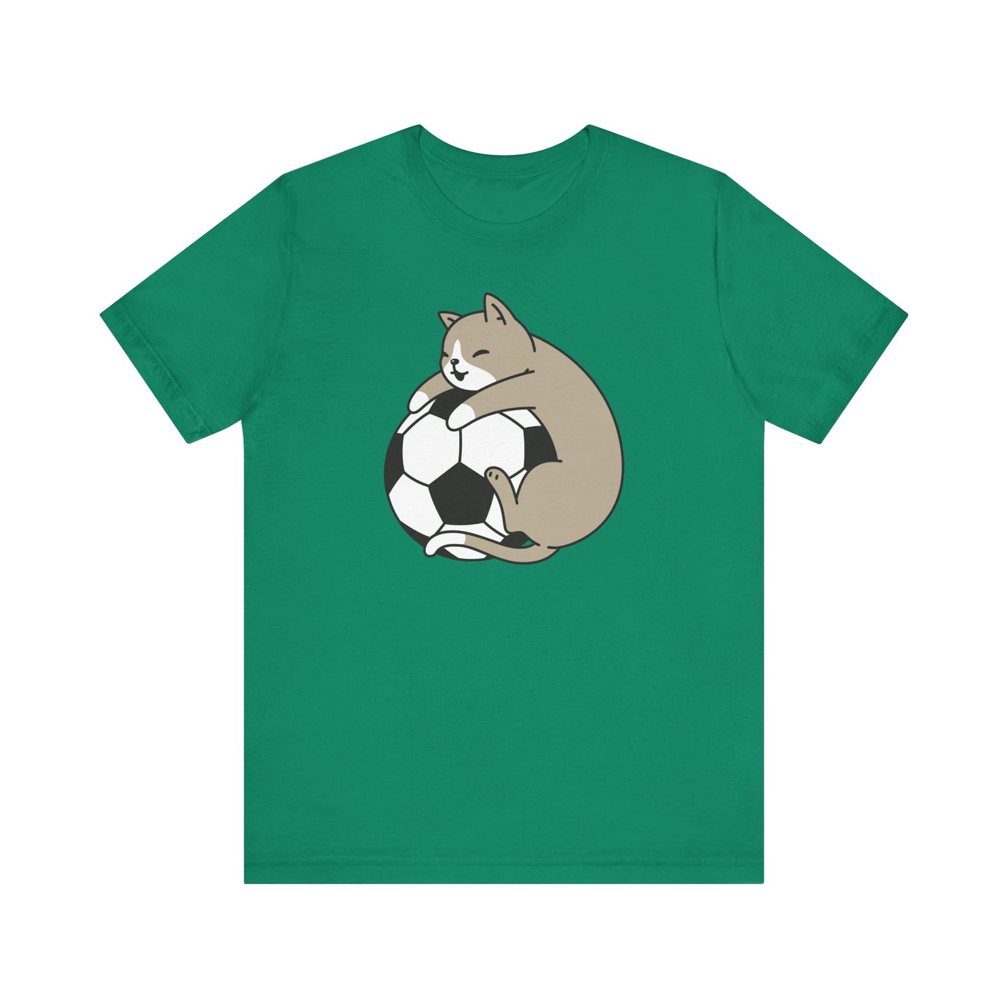 T-shirt de football Cat Hug